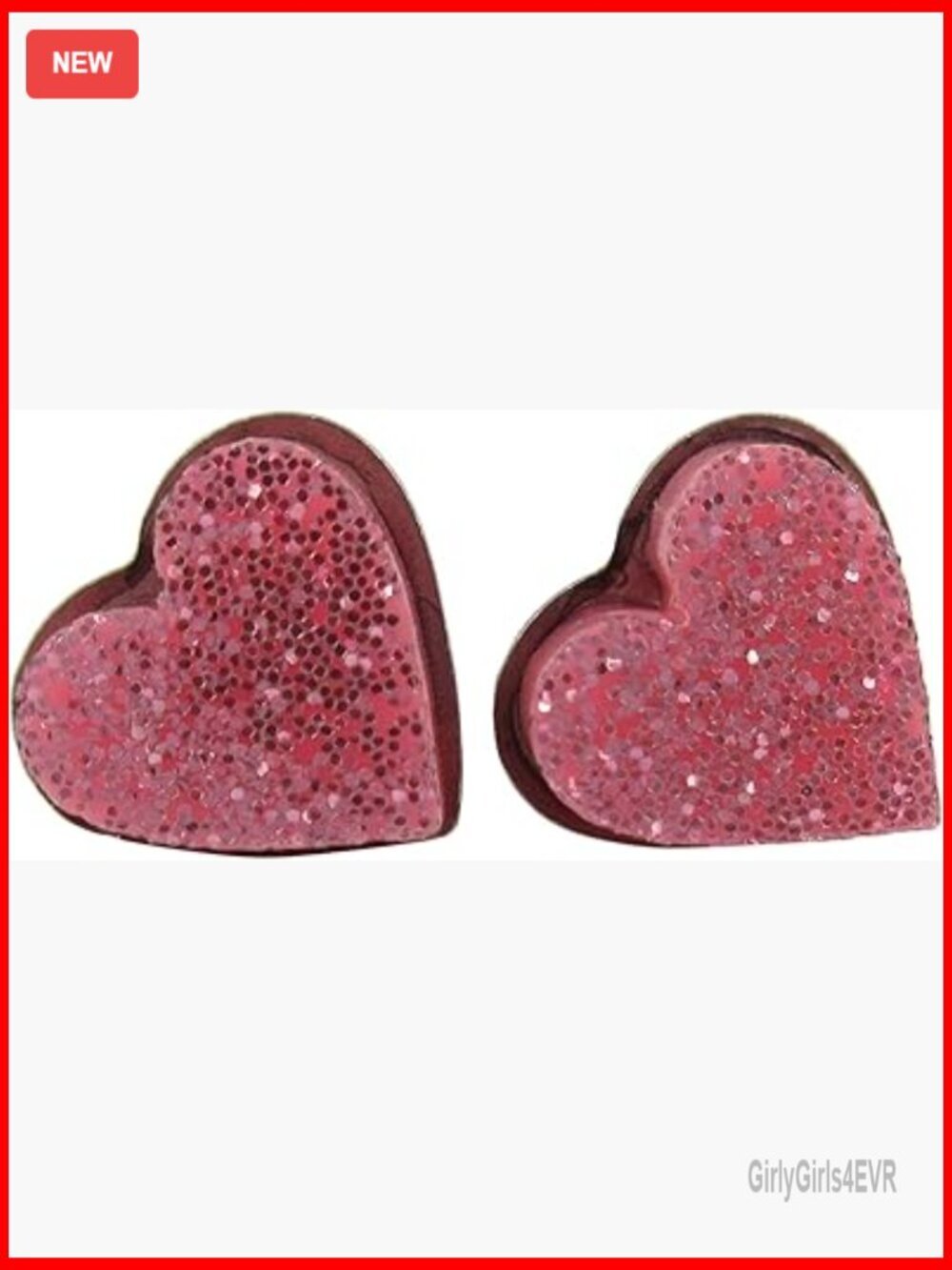 8mm Stainless Steel Heart Stud Earrings Hypoallergenic Gift Box